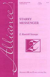 Starry Messenger SSAA choral sheet music cover